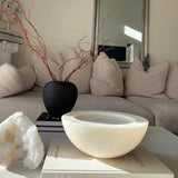 Luxurious Coconut Wax Crystal Candle - White Tea Ginger Scent White Cliff Studio Candles and Candle Accessories