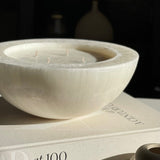 Luxurious Coconut Wax Crystal Candle - White Tea Ginger Scent White Cliff Studio Candles and Candle Accessories