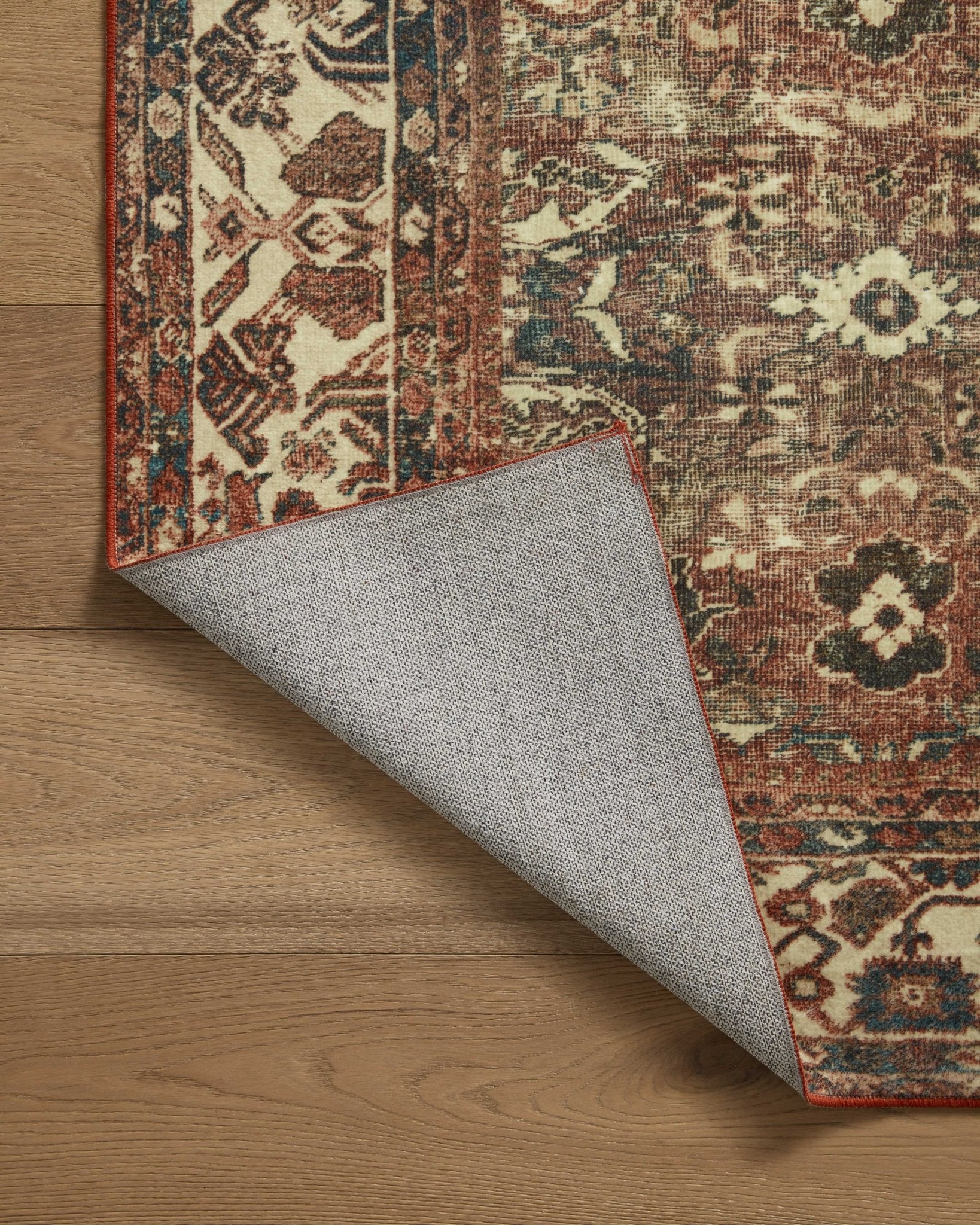 Magnolia Home by Joanna Gaines x Loloi Banks Brick / Ivory Rug
