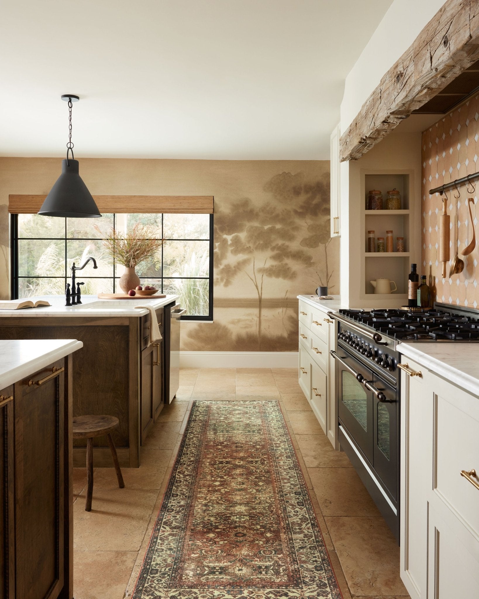 Magnolia Home by Joanna Gaines x Loloi Banks Brick / Ivory Rug