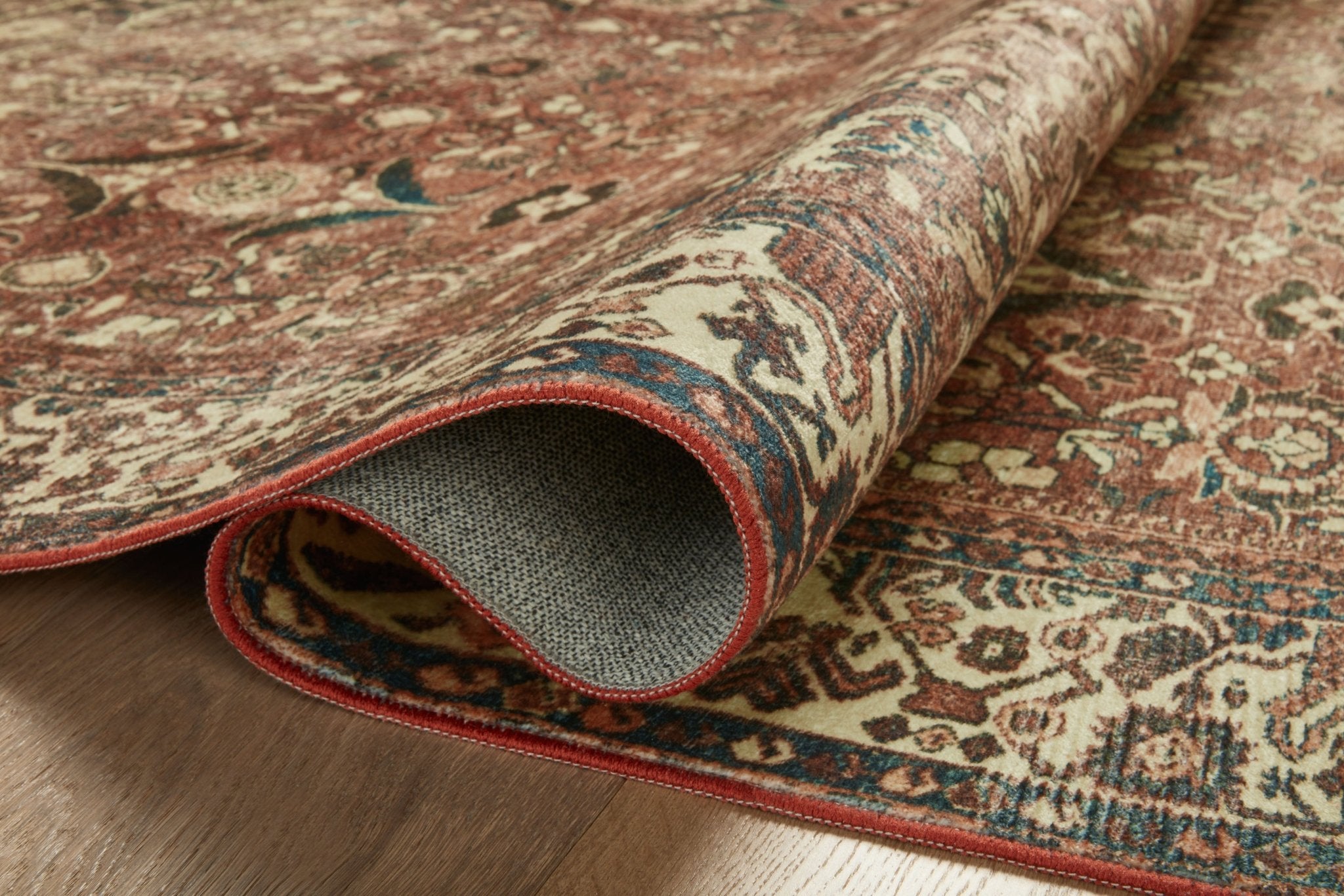 Magnolia Home by Joanna Gaines x Loloi Banks Brick / Ivory Rug