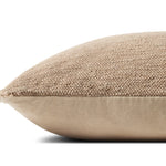 Magnolia Home by Joanna Gaines x Loloi Jett PMH0063 Beige 22'' x 22'' Cover Only Pillow