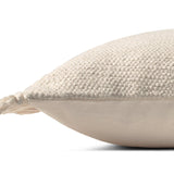 Magnolia Home by Joanna Gaines x Loloi Jett PMH0063 Ivory 13'' x 21'' Cover Only Pillow