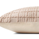 Magnolia Home by Joanna Gaines x Loloi Liv PMH0064 Beige 13'' x 21'' Cover Only Pillow