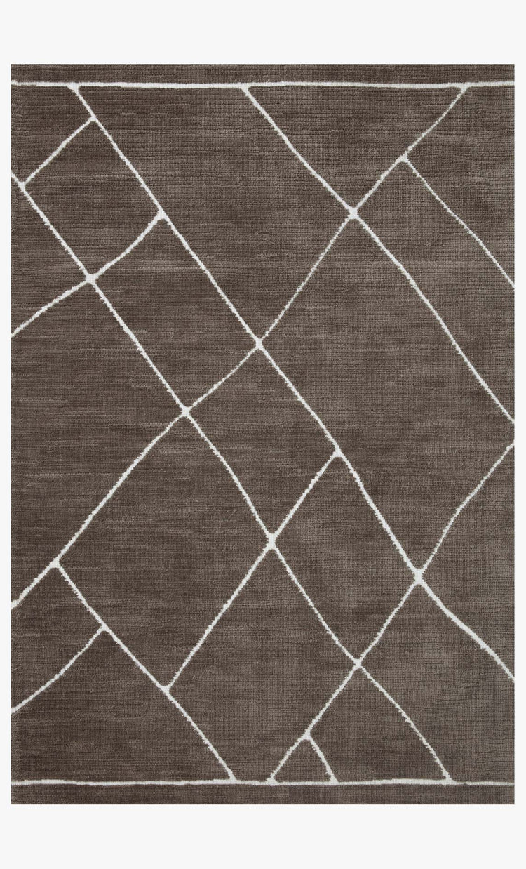 Magnolia Home by Joanna Gaines x Loloi Logan Mocha / White Rug