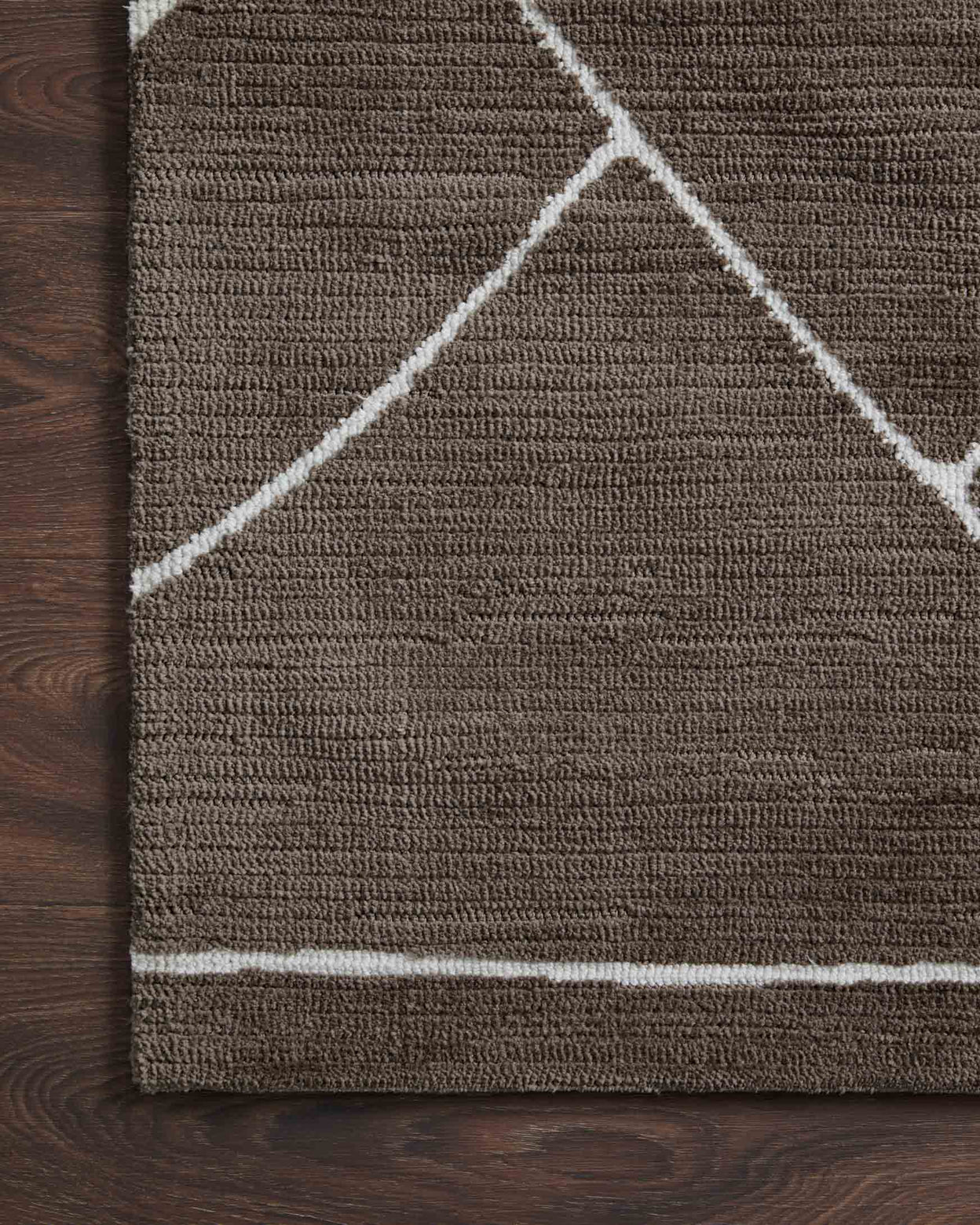 Magnolia Home by Joanna Gaines x Loloi Logan Mocha / White Rug
