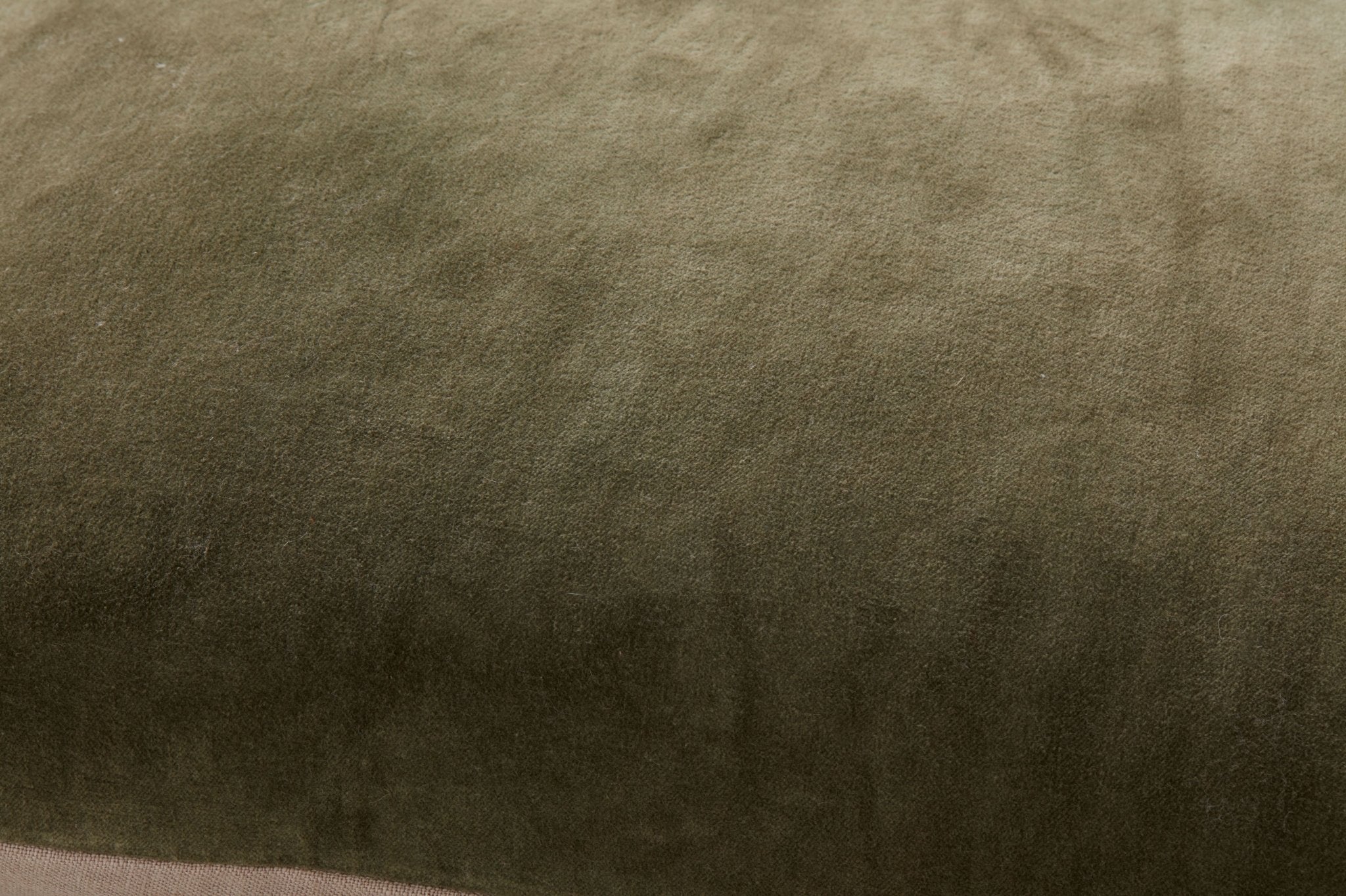 Magnolia Home by Joanna Gaines x Loloi PMH1153 Moss / Beige 16" x 26" Cover Only Pillow White Cliff Studio Solid Pillows