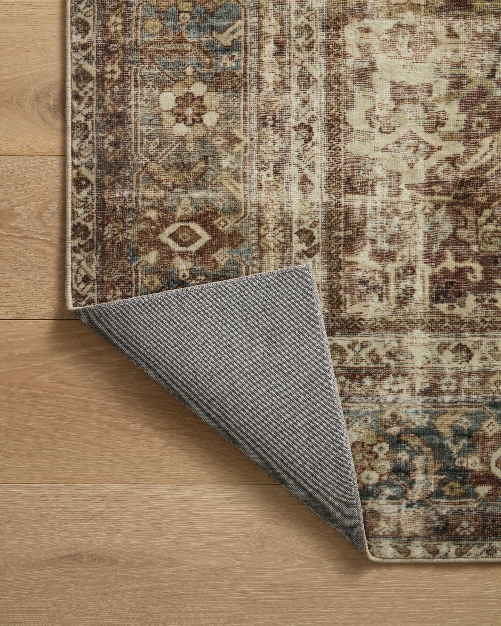 Magnolia Home by Joanna Gaines x Loloi Sinclair Rust / Lagoon Rug