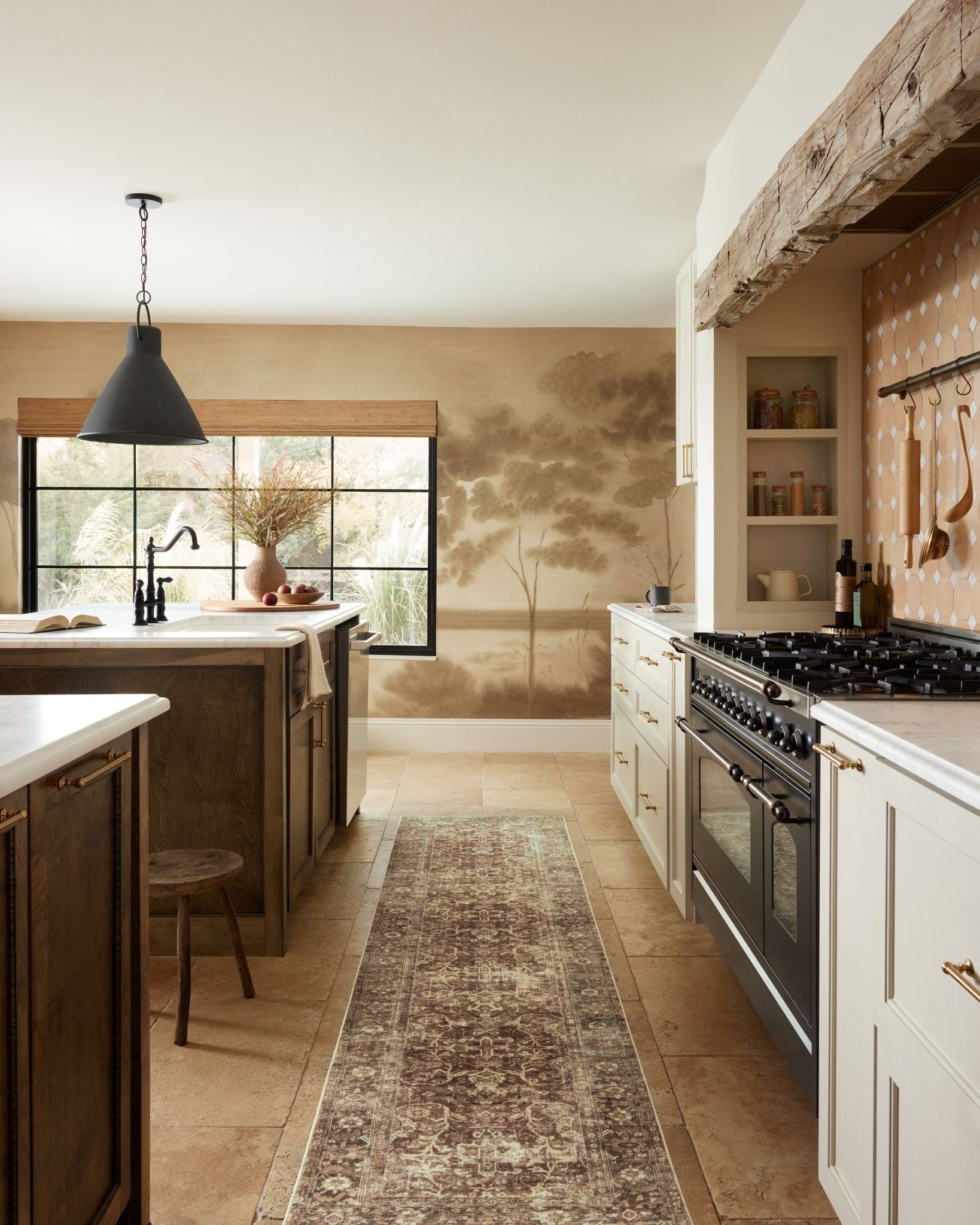 Magnolia Home by Joanna Gaines x Loloi Sinclair Rust / Lagoon Rug