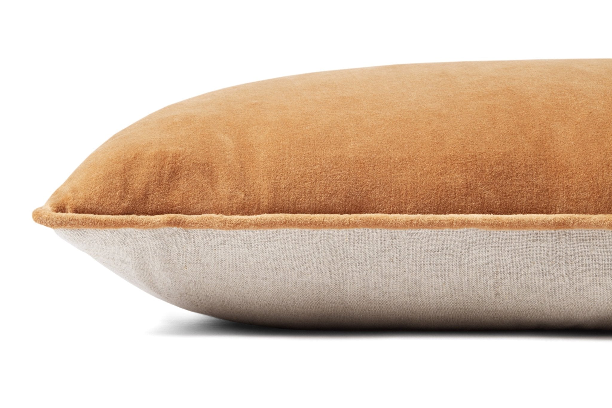 Magnolia Home by Joanna Gaines x Loloi Spice / Natural 13'' x 35'' Cover Only Pillow
