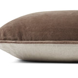 Magnolia Home by Joanna Gaines x Loloi Walnut / Natural 13'' x 35'' Cover Only Pillow