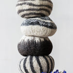 Midnight Ombre Hand - Felted Wool Decorative Ukhamba Bowl
