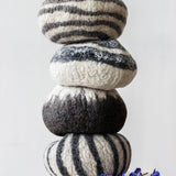 Midnight Ombre Hand - Felted Wool Decorative Ukhamba Bowl