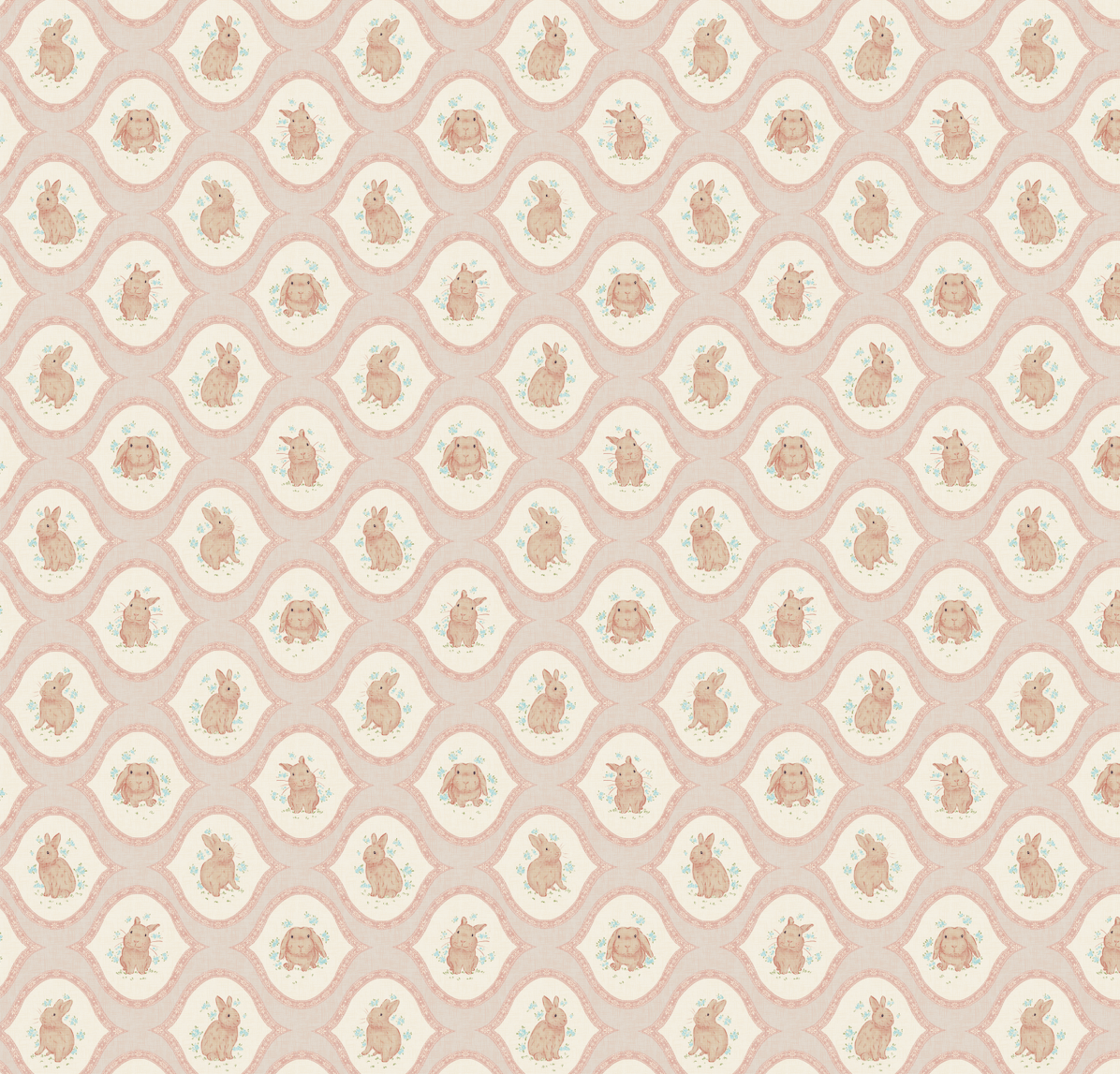 Poppie Wallpaper by Niranjana Mani Design