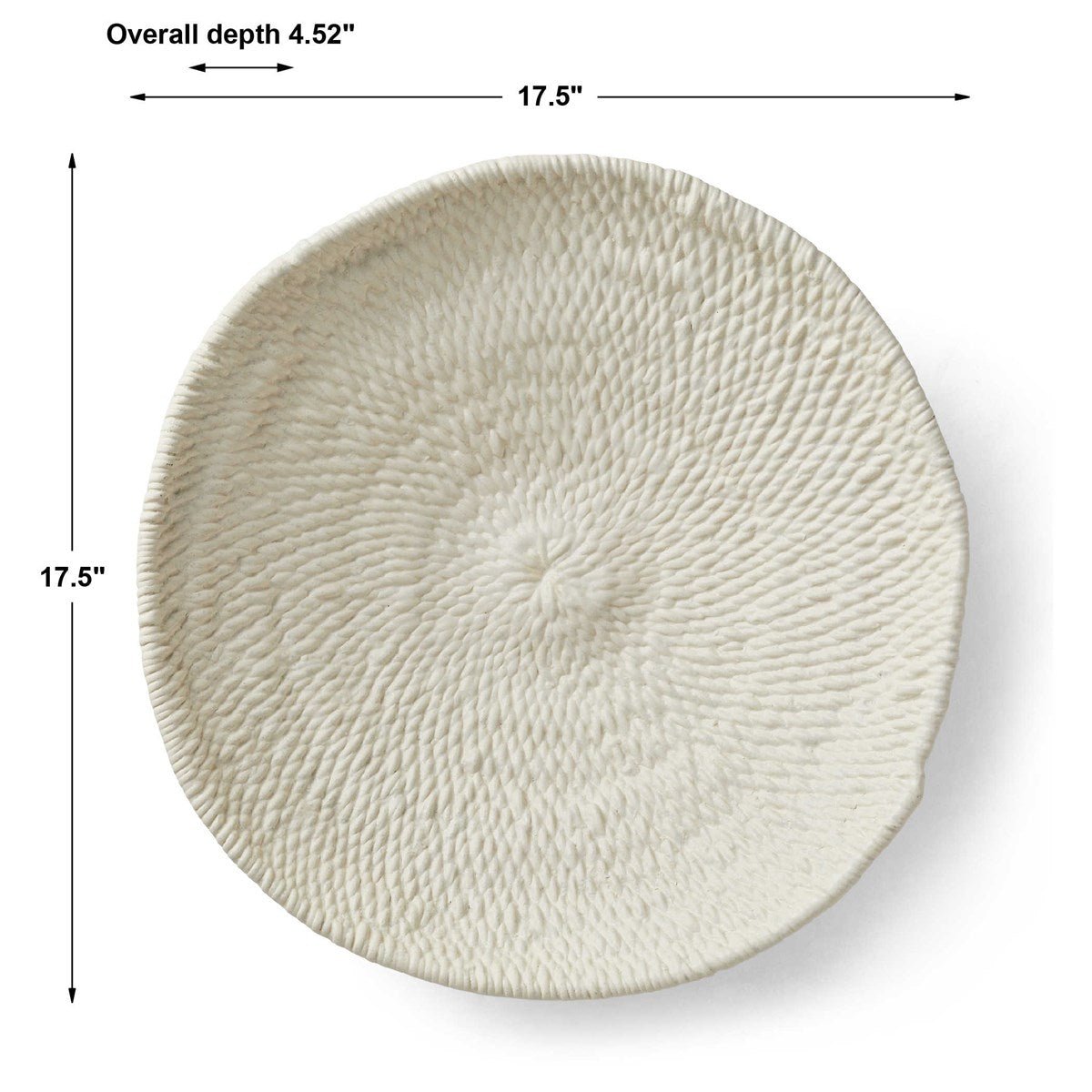 Woven Ceramic Basket - Look Display Bowl