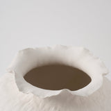 Sasha Textured Ceramic Vase - Ivory Cream 14.8" Home Decor White Cliff Studio Vases and Jars