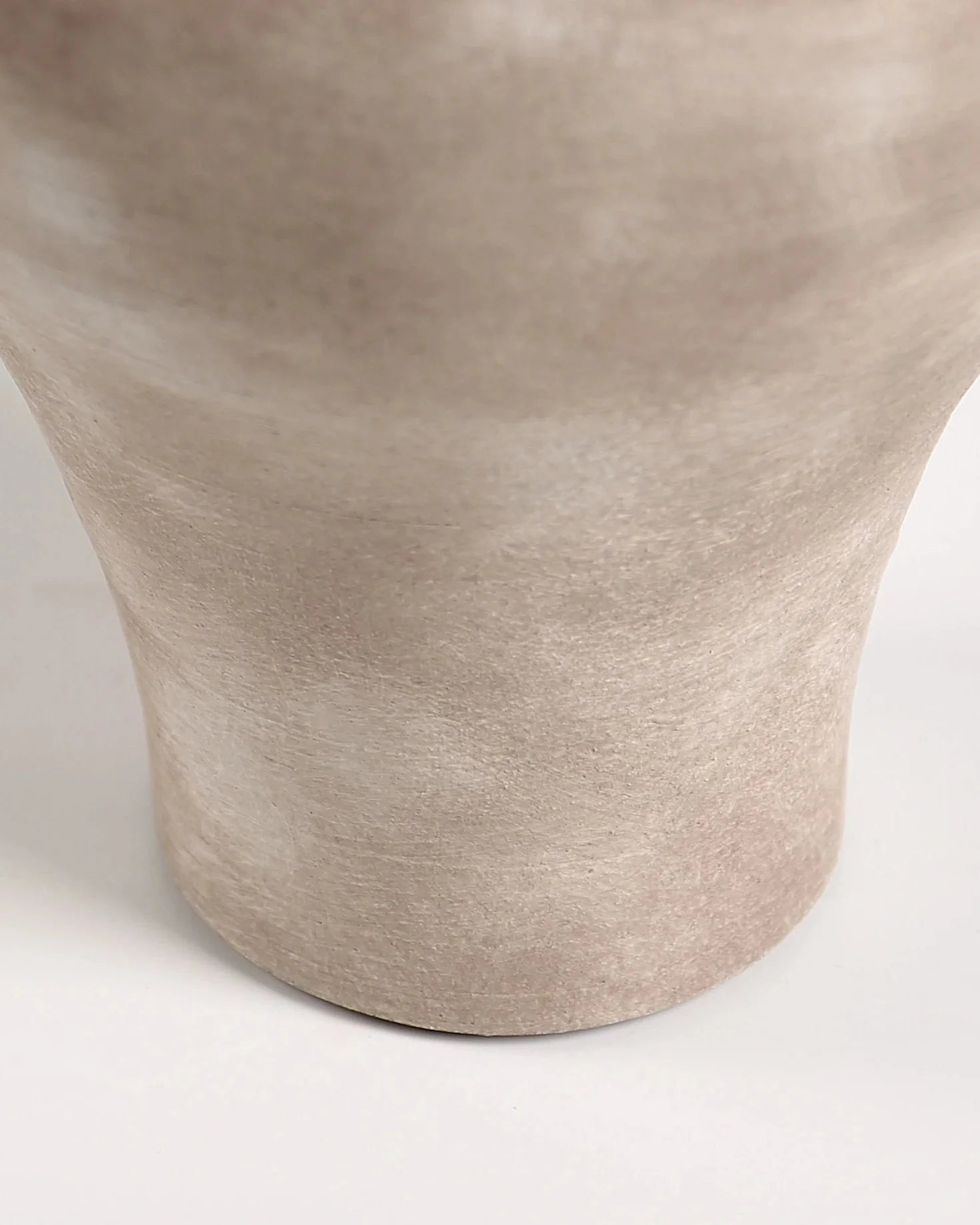 Scarlette White Ceramic Vase - 17" Tall Rustic Modern Decor