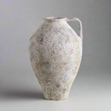 Siena Handmade Concrete Vase - Cream Minimalist 10" x 14" White Cliff Studio Vases and Jars