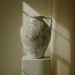 Siena Handmade Concrete Vase - Cream Minimalist 10" x 14" White Cliff Studio Vases and Jars