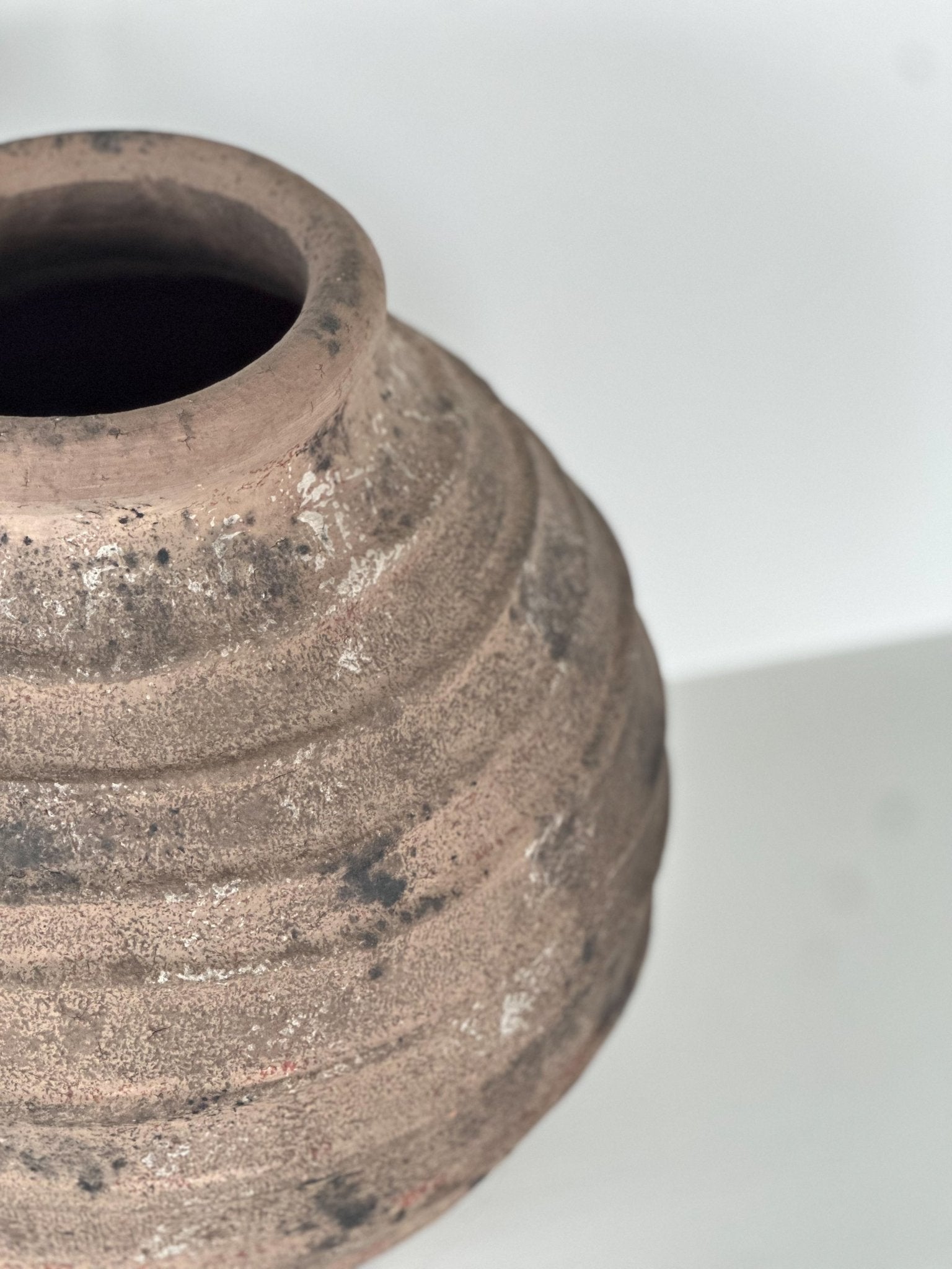 Sol Vase - Dark Brown Ceramic Decorative Vessel 14.5" x 16"