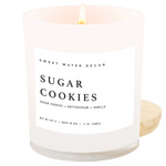 Sugar Cookies Soy Candle - White Jar - 11 oz White Cliff Studio Candles and Candle Accessories