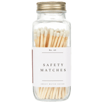 White Tip Safety Matches - 60 Count, 3.75" White Cliff Studio Candles and Candle Accessories