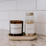 White Tip Safety Matches - 60 Count, 3.75" White Cliff Studio Candles and Candle Accessories