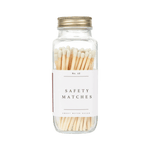 White Tip Safety Matches - 60 Count, 3.75" White Cliff Studio Candles and Candle Accessories