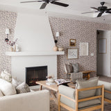 Windermere Wallpaper by Aubrey Fairchild White Cliff Studio Florals and Botanicals