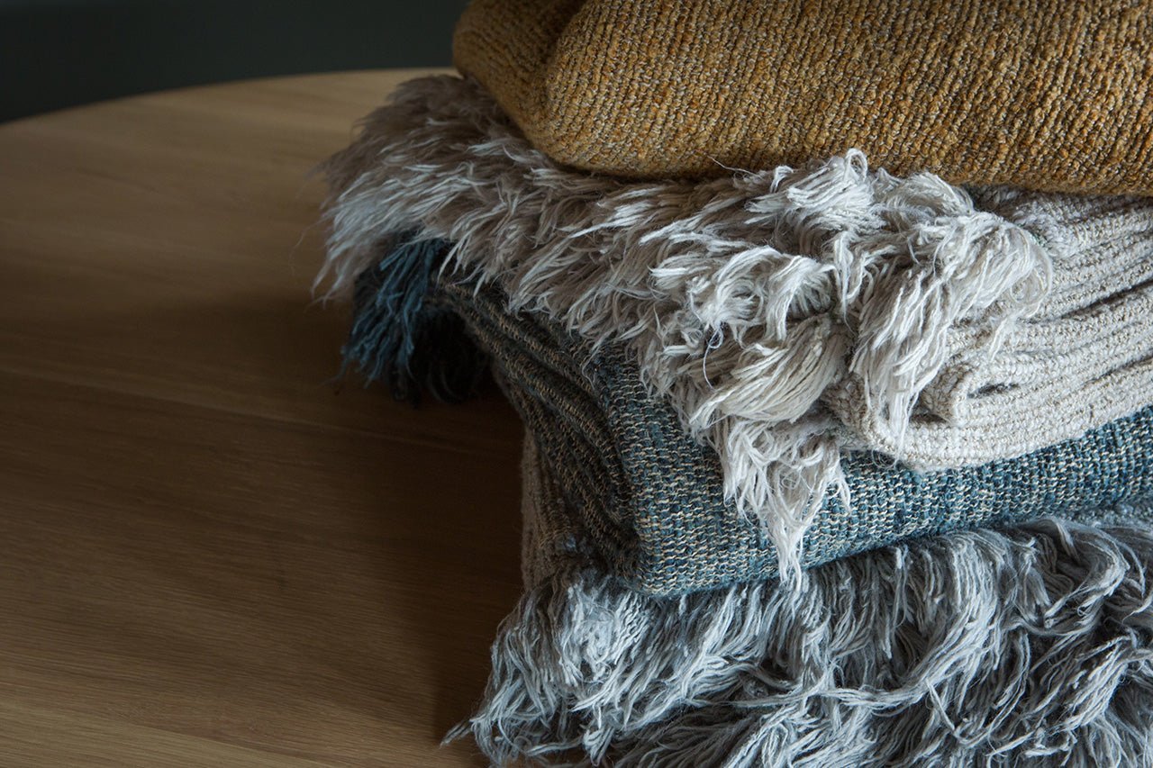 New - Decorative Throw Blankets - White Cliff Studio