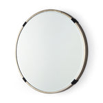 The Melissa mirror measures  23.6"L x 1.8"W x 23.6"H., wall art, framed art print – image 1
