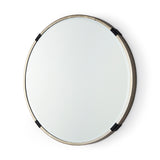 The Melissa mirror measures  23.6"L x 1.8"W x 23.6"H., wall art, framed art print – image 1