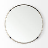 The Melissa mirror measures  23.6"L x 1.8"W x 23.6"H., wall art, framed art print – image 2