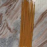 100% Natural Beeswax Taper Candles Set of 10 - 12 Inch Dripless