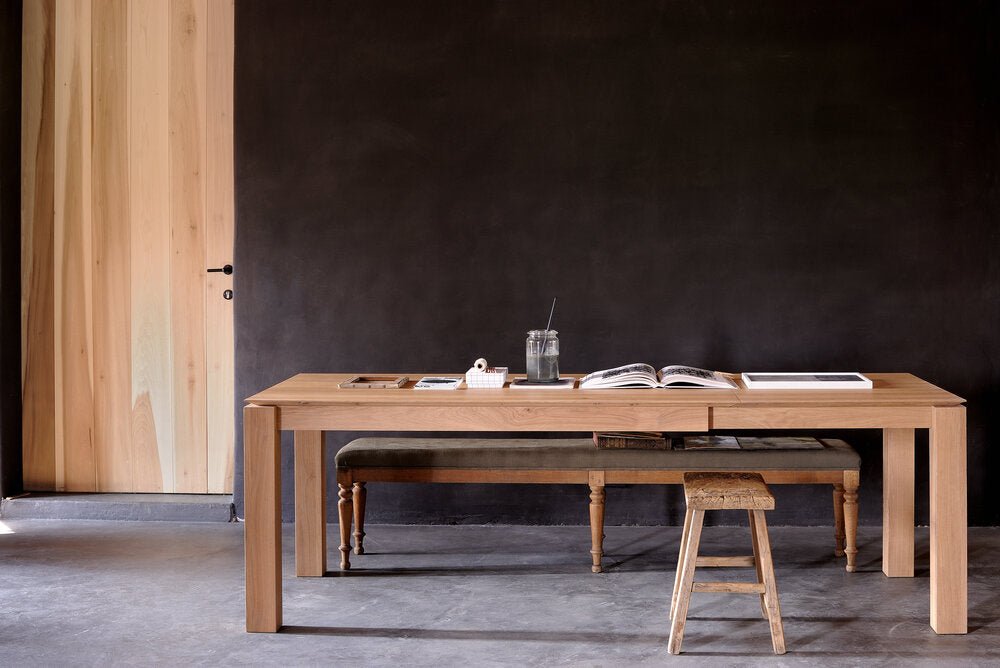 Slice Oak Extendable Dining Table
