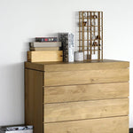 Burger Solid Oak 4 - Drawer Dresser