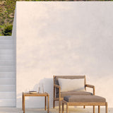 Jack outdoor lounge chair - teak - Mocha fabric