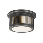 Hudson Valley Lighting Bangor Flush Mount in Old Bronze - Detail Close-Up