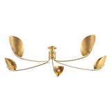 Hudson Valley Lighting Avondale Semi Flush in Aged Brass - Product Detail