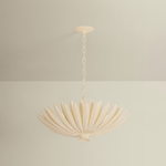 Hudson Valley Lighting Whitfield Chandelier in Cream Plaster - Detail Close-Up