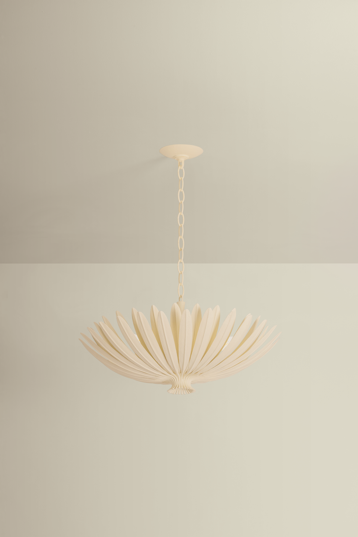 Hudson Valley Lighting Whitfield Chandelier in Cream Plaster - Detail Close-Up