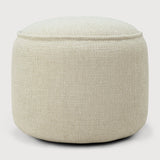 Donut outdoor pouf - Natural check fabric