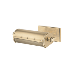 Tucker Picture Light in Aged Brass, Small