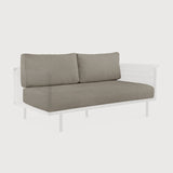 Corbey outdoor sofa cushion set - 2 seater - Silt fabric