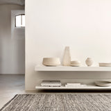 Checked 100% Wool Kilim Rug White Cliff Studio Rugs