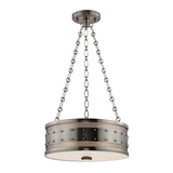 Hudson Valley Lighting Gaines Pendant in Historic Nickel - Detail Close-Up