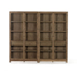 Flotté Oak Double Bookcase / Display Cabinet