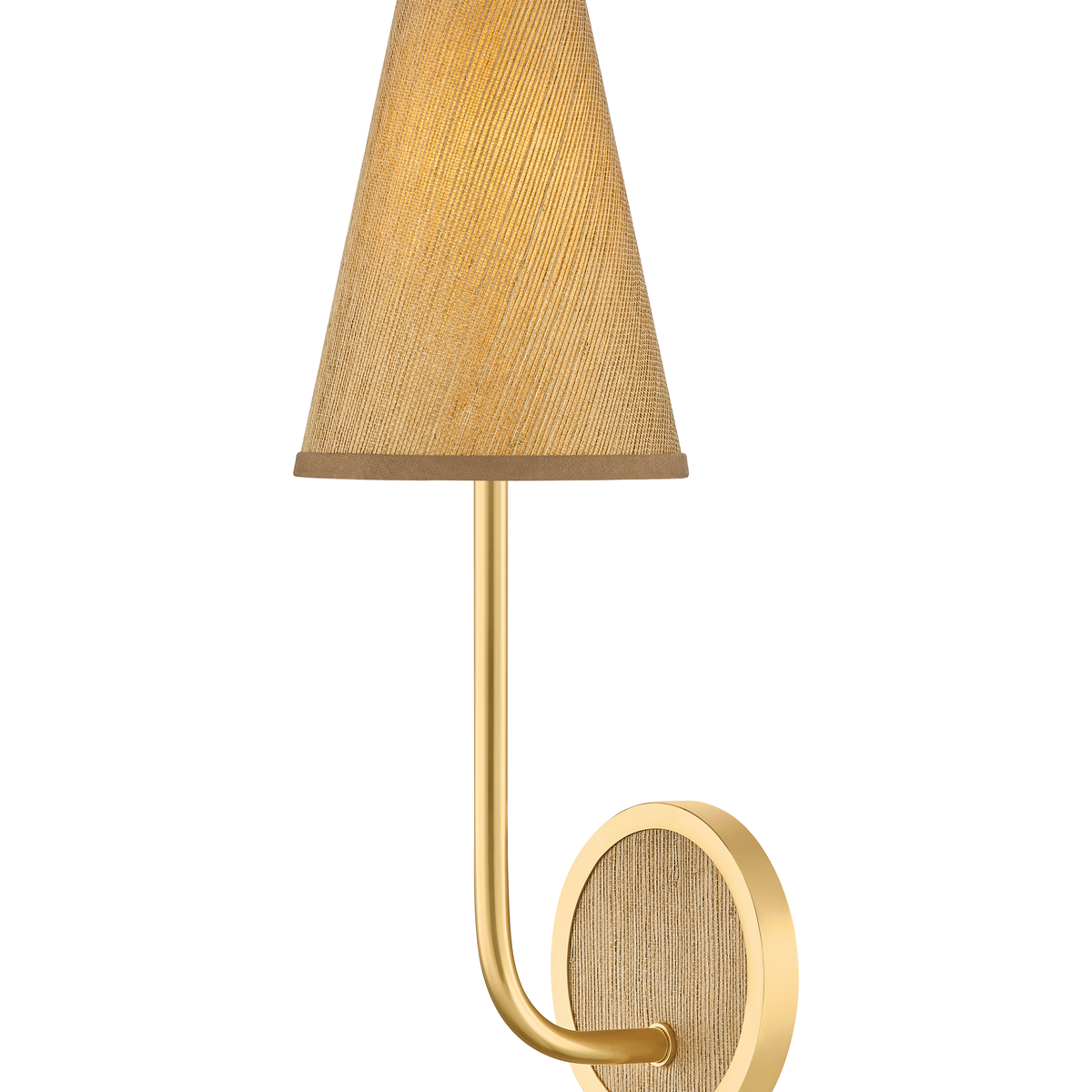 Hudson Valley Lighting Buskirk Wall Sconce in Aged Brass - Detail Close-Up