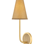 Hudson Valley Lighting Buskirk Wall Sconce in Aged Brass - Detail Close-Up