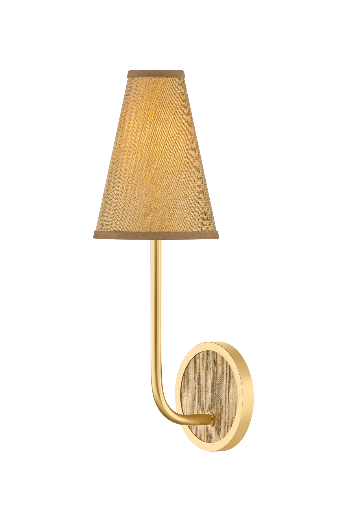 Hudson Valley Lighting Buskirk Wall Sconce in Aged Brass - Detail Close-Up